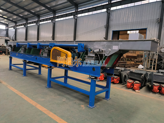 600mm*8000mm Edelstahlblattfeder exzentrischer Vibrationsförderer zum Salztransport