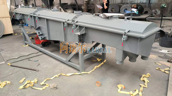 500*4000mm Kohlenstoffstahl 2 Decks Linear vibrierendes Bildschirm