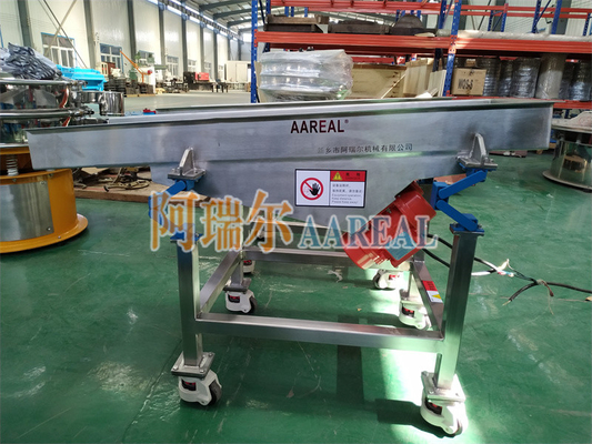 Portable Small Size Food Grade Vibratory Feeder aus Edelstahl mit Neuer Shaker-Fahrzeug-Suspension