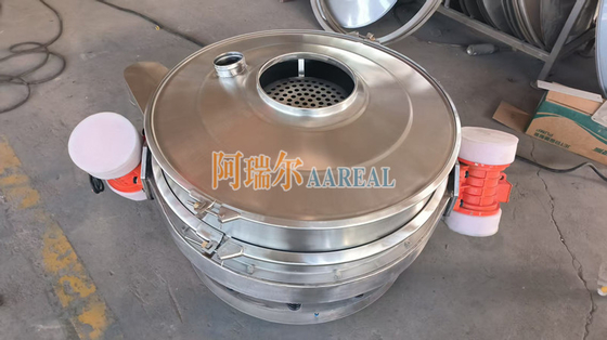 Hochleistungs 400mm~1500mm Edelstahl 304 Low Profile Flow Thru Separator Inline Vibrating Screen für Lithium-Batterie-Material mit Teflonkarbid ausgekleidet