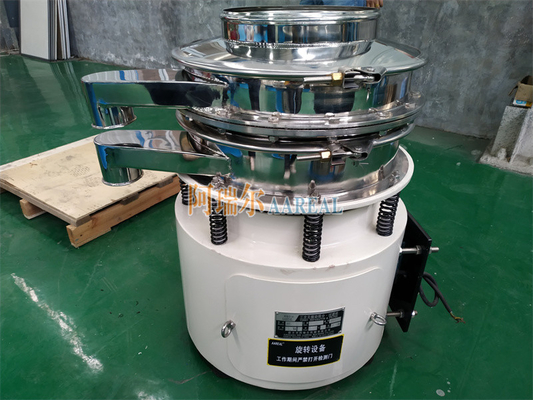 Edelstahl hochwirksame große Kapazität 1800 RPM Drehvibrations Sieb für Metallpulver