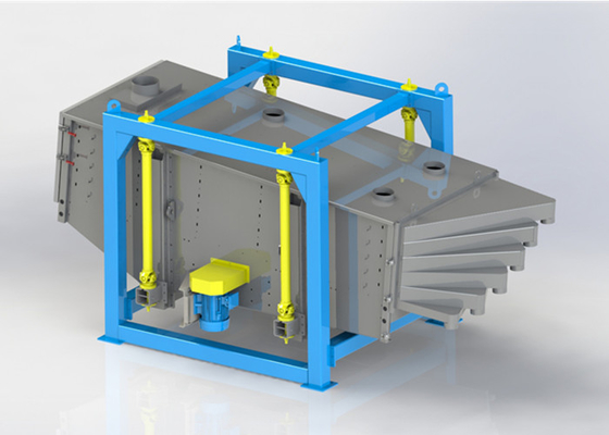Hochgenaue Gyratorische Bildschirmtrennmaschine Gyratorische Feinschutzmaschine
