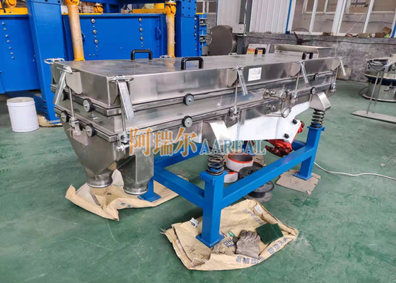 1200*2000mm mehrdeckiger linearer Vibro-Sieber aus Edelstahl für Gewürze und Kräuter