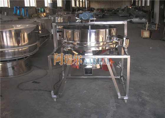 1200 mm Lebensmittelqualität Inline Vibro-Bildschirmmaschine mit Rotationsbürstsystem