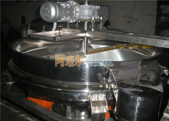 1200 mm Lebensmittelqualität Inline Vibro-Bildschirmmaschine mit Rotationsbürstsystem