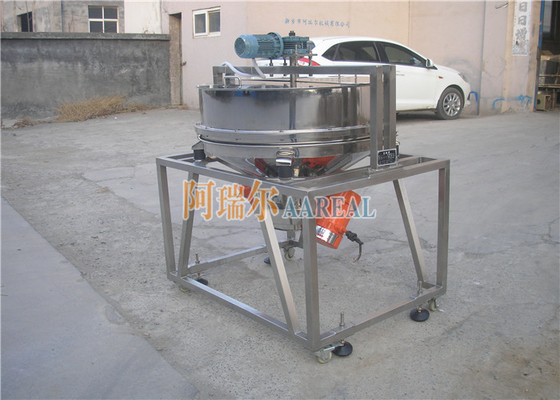 1200 mm Lebensmittelqualität Inline Vibro-Bildschirmmaschine mit Rotationsbürstsystem