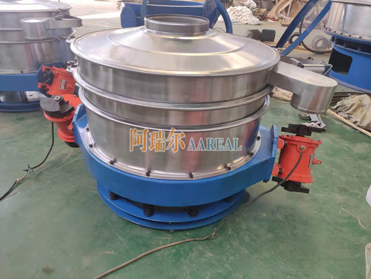 Edelstahl 1200mm Eindeck Titandioxid-Flow-Through-Vibrations Sieb für Titandioxid mit Teflon im Inneren gesprüht