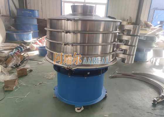1000mm 3 Deck Portable Edelstahl Drehvibrationsbildschirm für Tischsalz