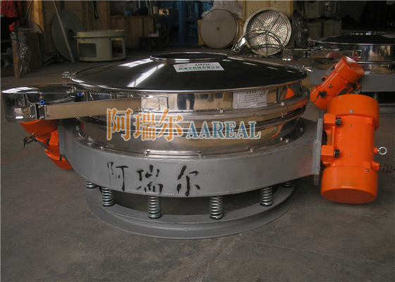 Edelstahl 1200mm Eindeck Titandioxid-Flow-Through-Vibrations Sieb für Titandioxid mit Teflon im Inneren gesprüht