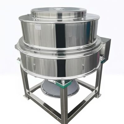 Leistungsstarker Vibrationsmotor-Vibro-Siebmaschine mit Maschen-Reinigungssystem, Silikonkugeln und spiegelpolierter Oberfläche für optimale Siebleistung