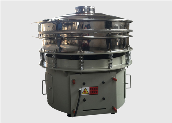 Pulverfarbe Vibrationsbildschirm Trennmaschine Flanschtyp Bildschirmstruktur