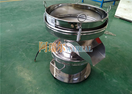 Edelstahl 304 Geräuschfreier 450 mm Kleiner Rotations-Vibrationsfilter Sieb für Sojamilch
