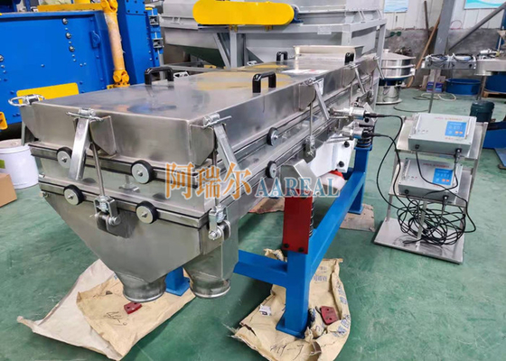 1200*2000mm mehrdeckiger linearer Vibro-Sieber aus Edelstahl für Gewürze und Kräuter