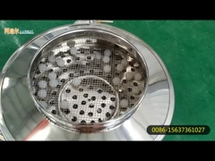 Großkapazitätsstarker Drehschirm zum Screening von Feinnickel-Pulver